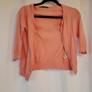Xs maurices peach cardigan